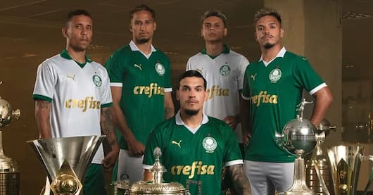 Camisa do Palmeiras foi a mais vendida pela Netshoes em 2024