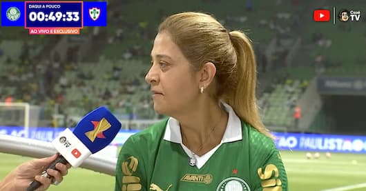 Leila Pereira, sobre Andreas Pereira: “Por mim ele já estaria aqui”