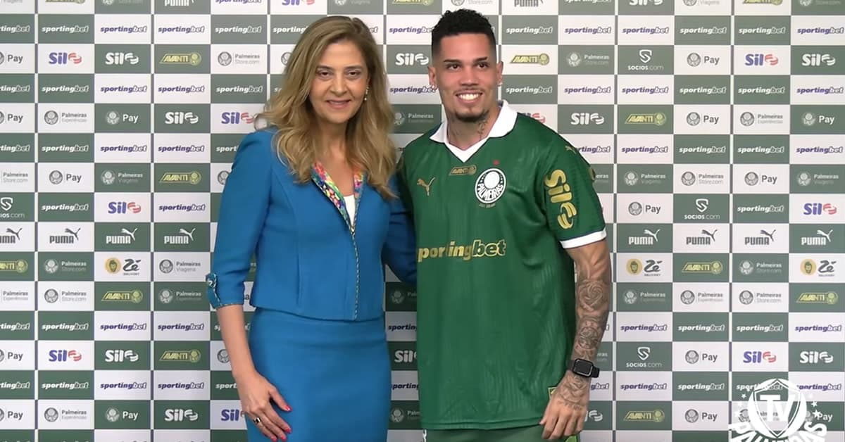 Novo camisa 7 do Palmeiras, Paulinho é apresentado e fala sobre recuperação: "Avançou muito"