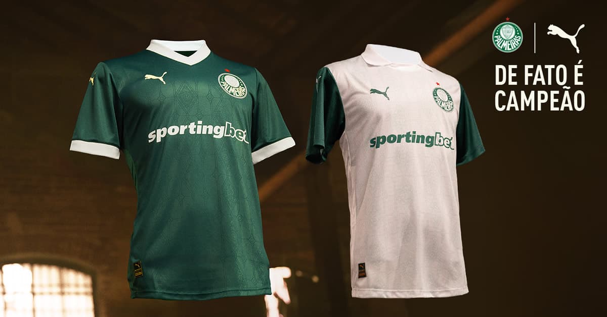 Palmeiras lança camisas de 2025; veja fotos e preços