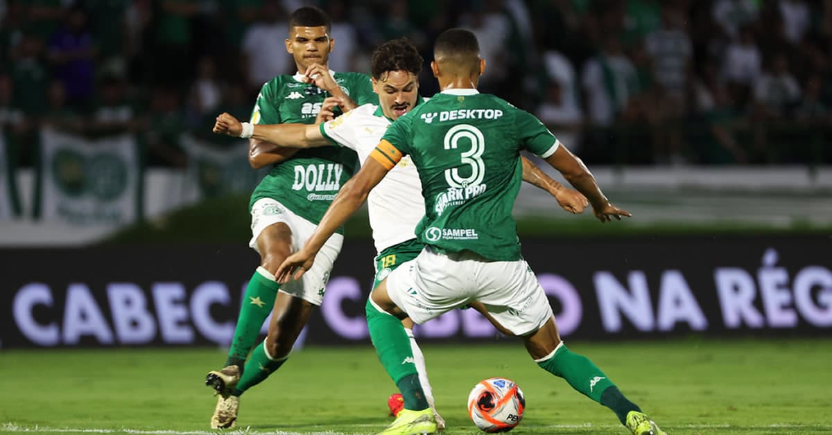 Ficha técnica de Guarani 1 x 4 Palmeiras