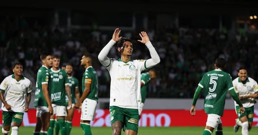 Palmeiras encerra rodízio, goleia o Guarani e reage no Campeonato Paulista