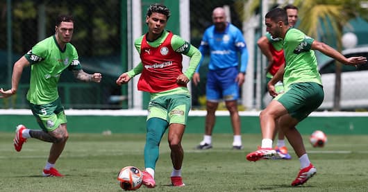 Palmeiras faz treino técnico na véspera do jogo contra a Inter de Limeira; veja provável escalação