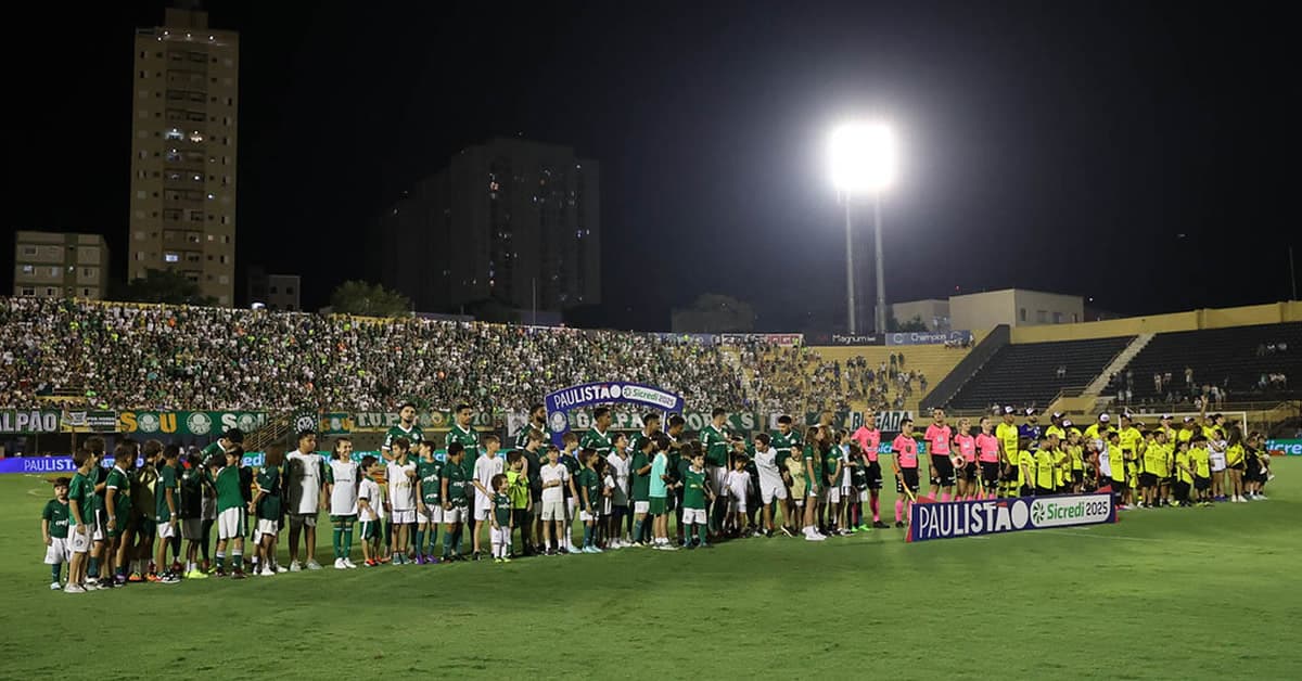 Ficha técnica de São Bernardo 0 x 3 Palmeiras