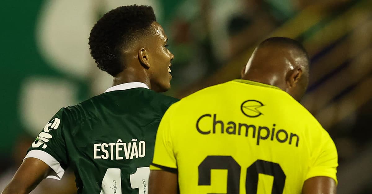 Estêvão brilha, Palmeiras goleia o São Bernardo e vai à semifinal do Paulista pelo 12º ano seguido