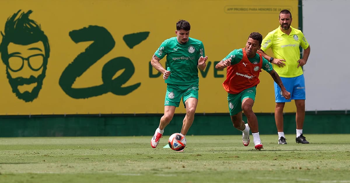 Palmeiras faz treino técnico mirando final do Paulista; escalação pode ter uma novidade