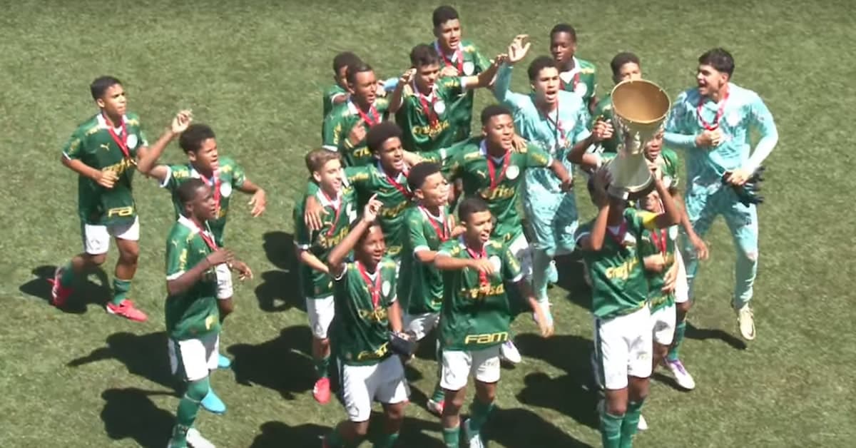 Palmeiras vence o Santos e conquista a Copa Ibrachina Sub-15