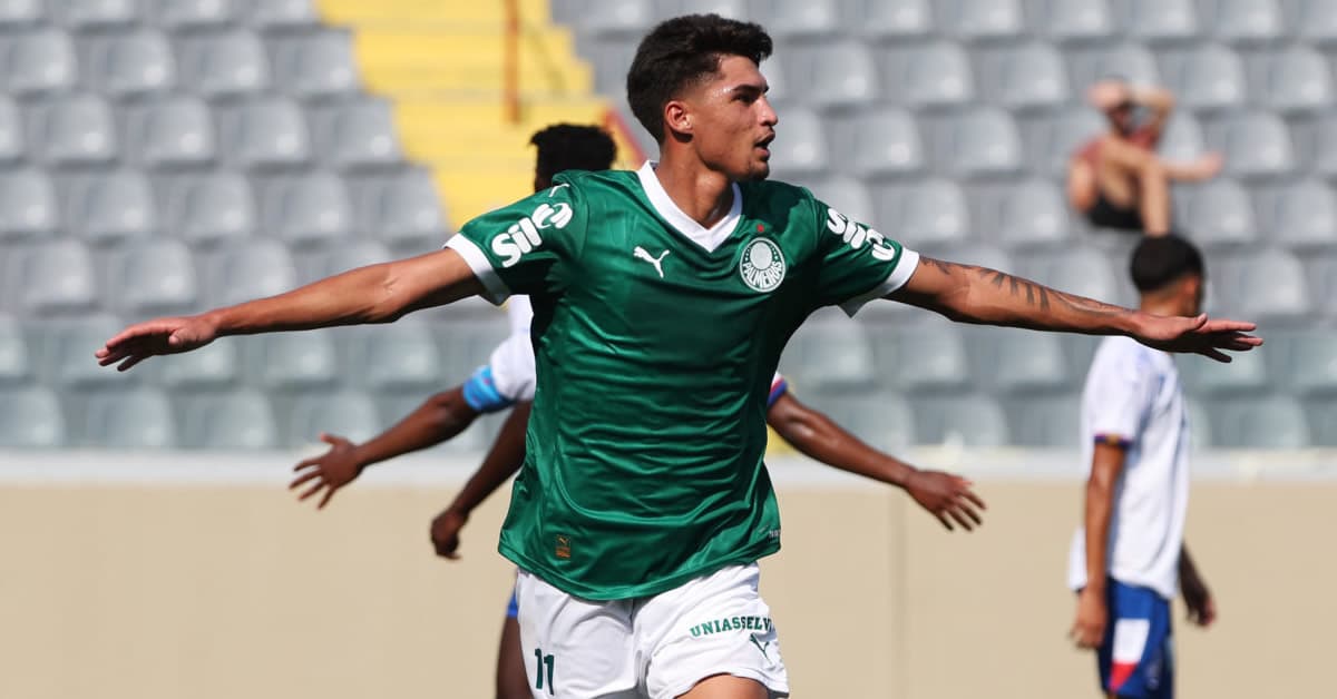 Palmeiras vira pra cima do Bahia na estreia do Brasileirão Sub-20; veja os gols