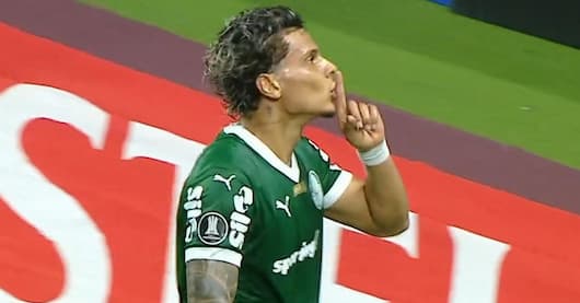 Richard Ríos se desculpa com torcida após gesto na comemoração do gol