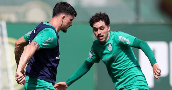 Piquerez, Maurício e Giay treinaram à parte na reapresentação do Palmeiras; entenda o motivo