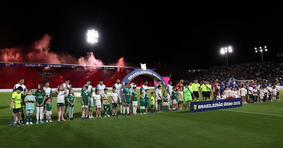 Ficha técnica de Red Bull Bragantino 1 x 2 Palmeiras