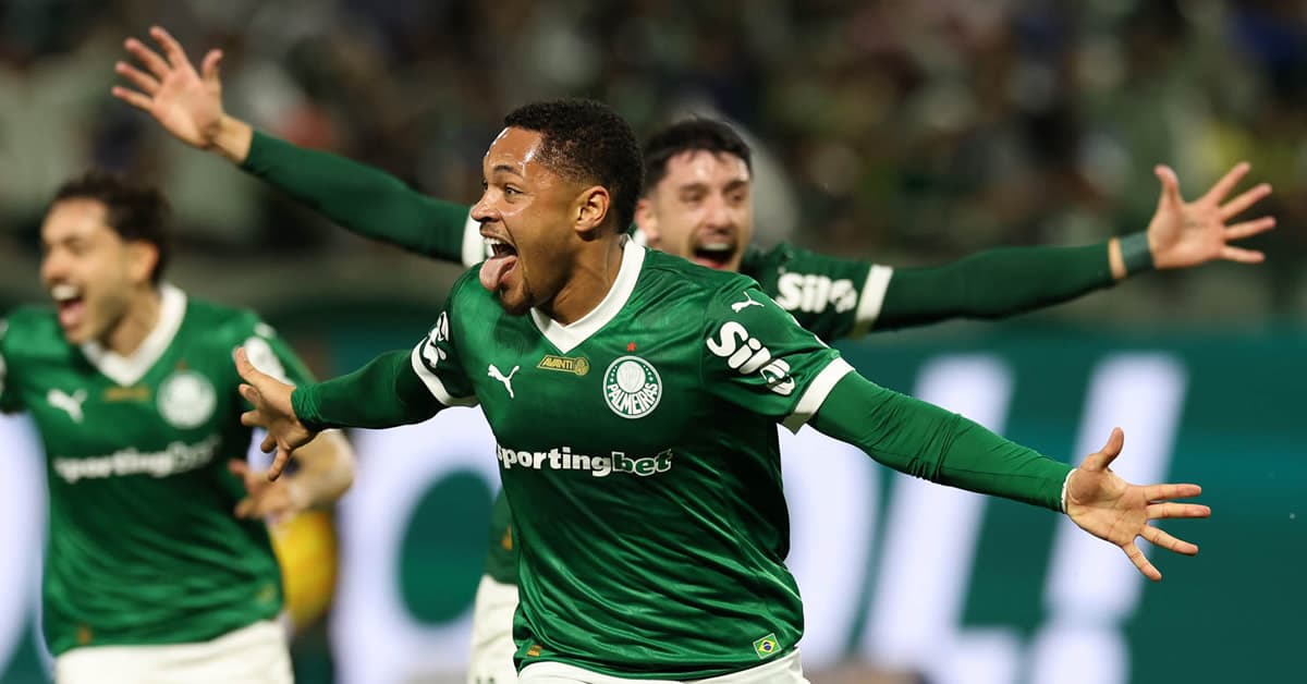 Vitor Roque marca no fim, e Palmeiras vence o São Paulo na Arena Barueri