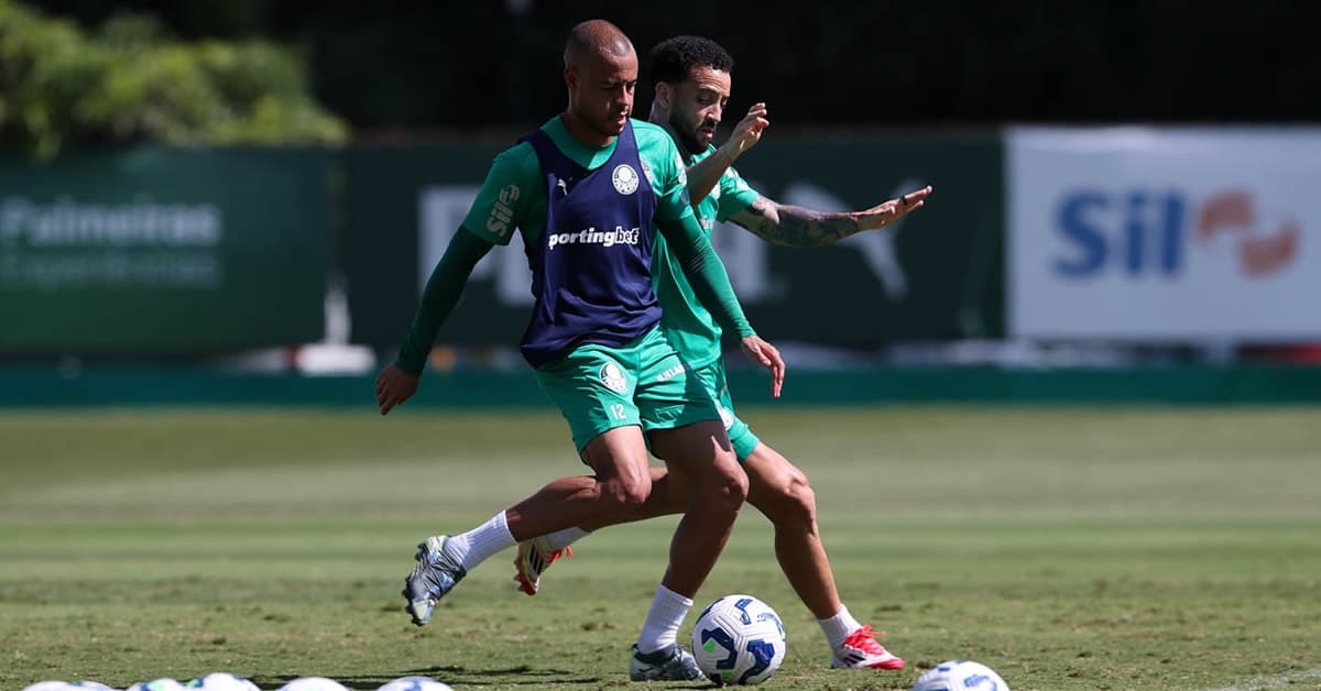 Palmeiras inicia preparação para enfrentar o São Paulo; Abel mexerá no time