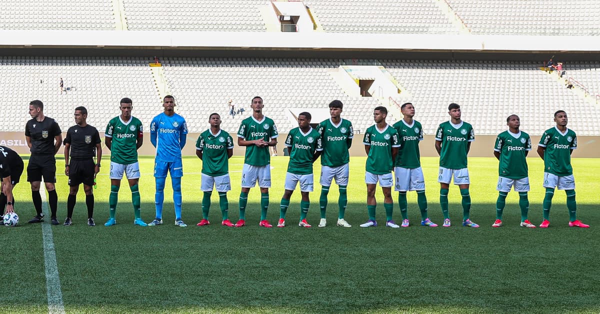 Palmeiras cede o empate ao Fortaleza mas mantém a liderança do Brasileirão Sub-20