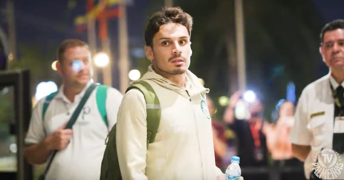 Vídeo: veja como foi a viagem do Palmeiras ao Paraguai