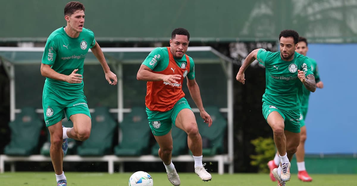 Palmeiras encerra preparação para enfrentar o Bolívar; veja possibilidades de escalação