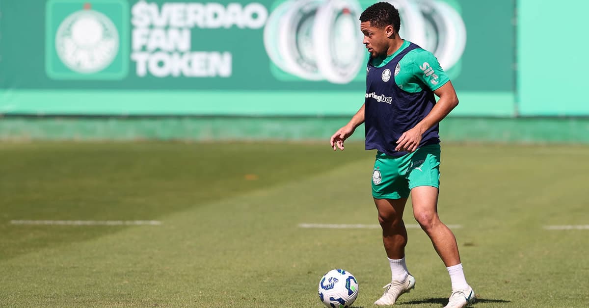 Palmeiras inicia preparação para enfrentar o Ceará; Vitor Roque e Micael são novidades