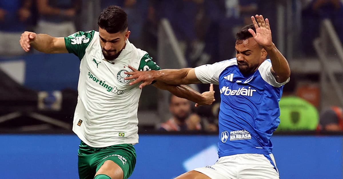 Palmeiras sofre pane, perde para o Cruzeiro em BH e deixa a liderança do Brasileirão