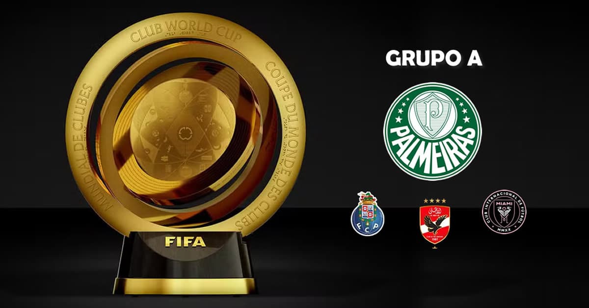 Palmeiras estreia no Mundial em 1 semana; veja a tabela de jogos e transmissões
