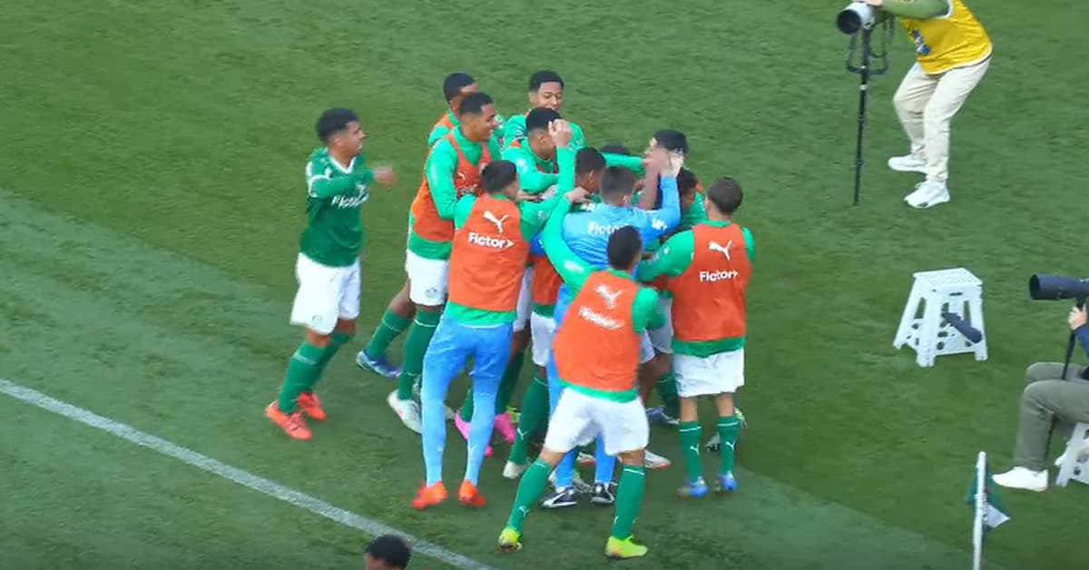 Palmeiras vence o São Paulo pelo Brasileirão Sub-17; veja os gols