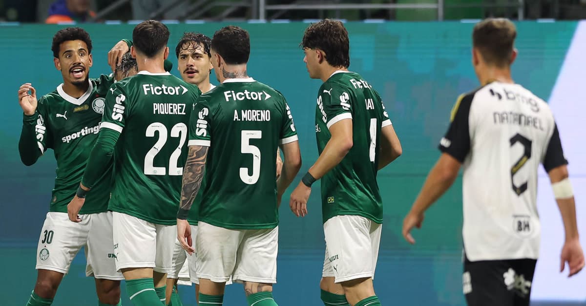 Palmeiras faz 3 a 2 no Atlético-MG e vence a primeira no Allianz Parque pelo Brasileirão