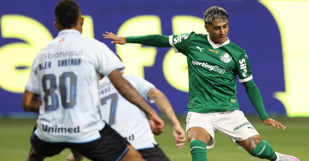 Palmeiras faz gol relâmpago e vence o Grêmio no Allianz Parque