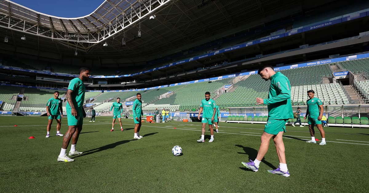 Com novidades, Palmeiras treina no Allianz Parque mirando retomada do Brasileirão