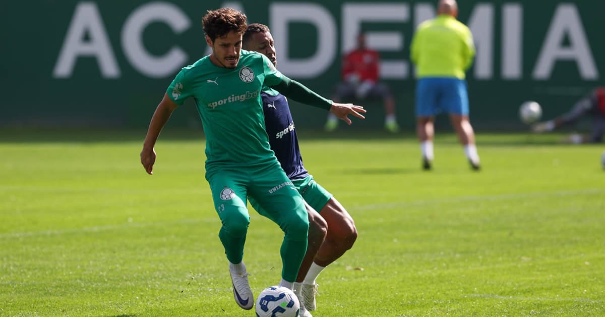 Ainda com desfalques, Palmeiras faz treino técnico mirando jogo contra o Mirassol