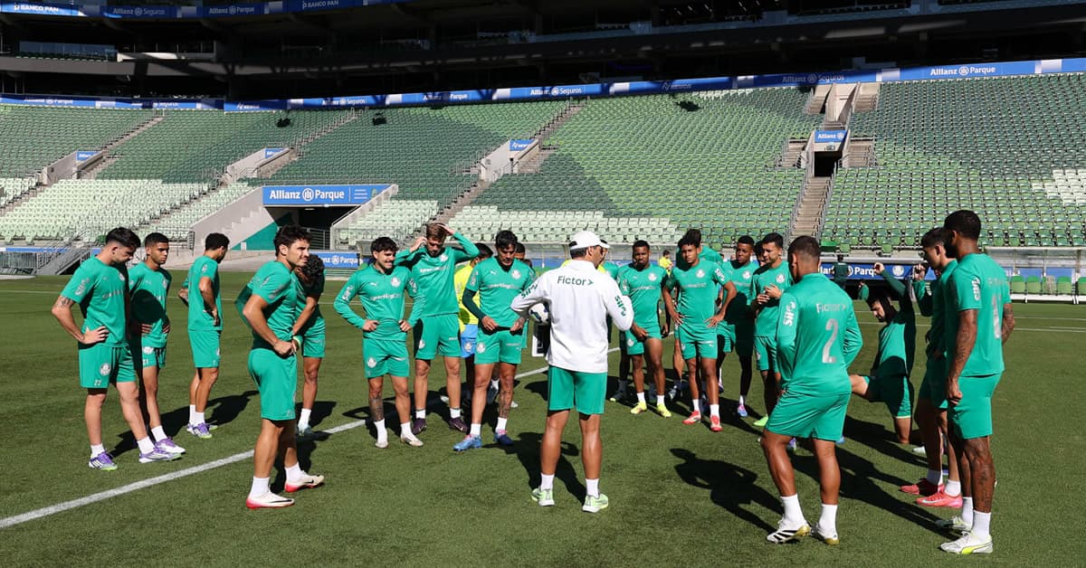 Vídeo: veja como foi o treino de domingo no Allianz Parque
