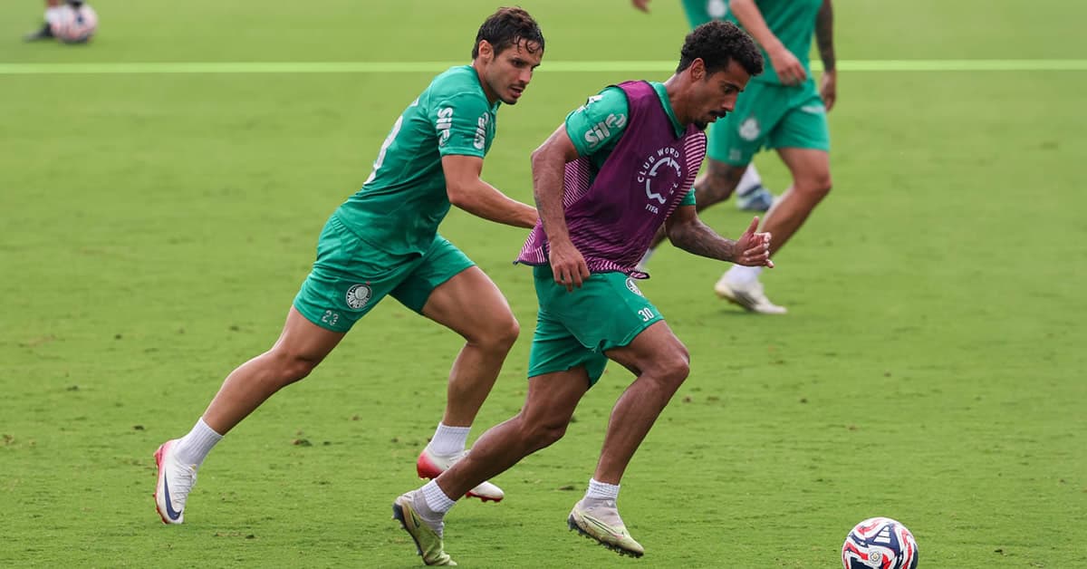 Sem Paulinho, Palmeiras segue preparação para enfrentar o Chelsea