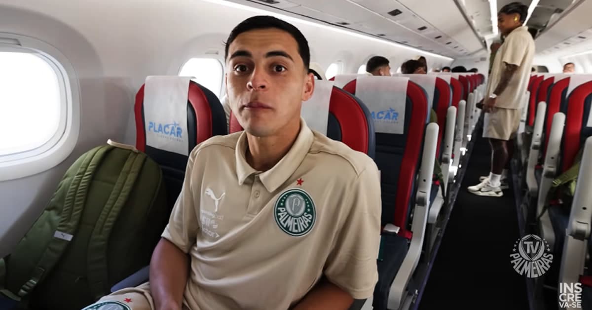 Vídeo: veja como foi a viagem do Palmeiras ao Rio de Janeiro