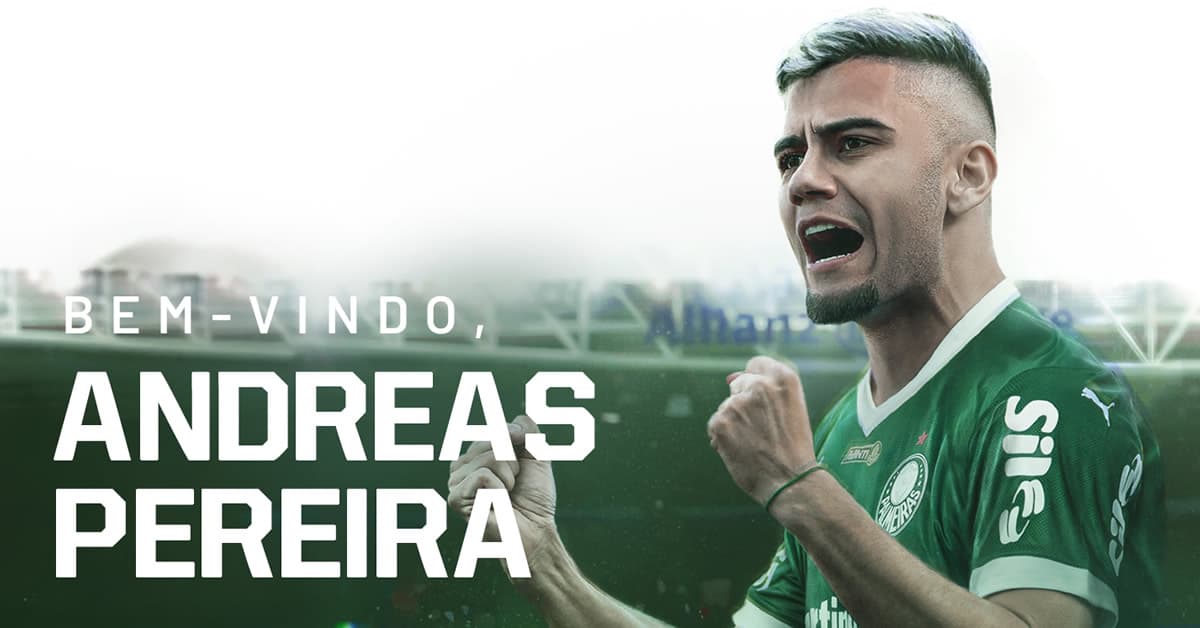 Palmeiras anuncia contratação de Andreas Pereira até 2028