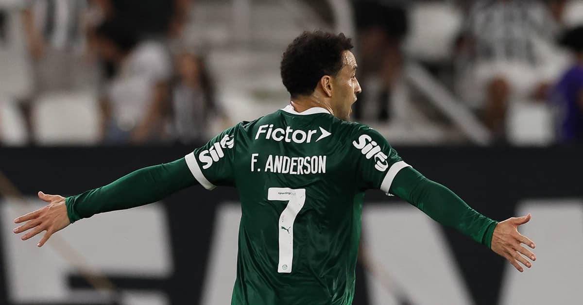 Palmeiras vence o Botafogo no Rio e reassume a vice-liderança do Brasileirão