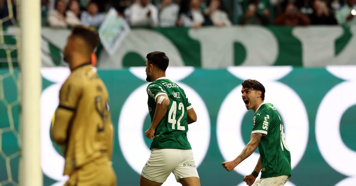 Palmeiras vira pra cima do Ceará e segue na caça dos líderes do Brasileirão