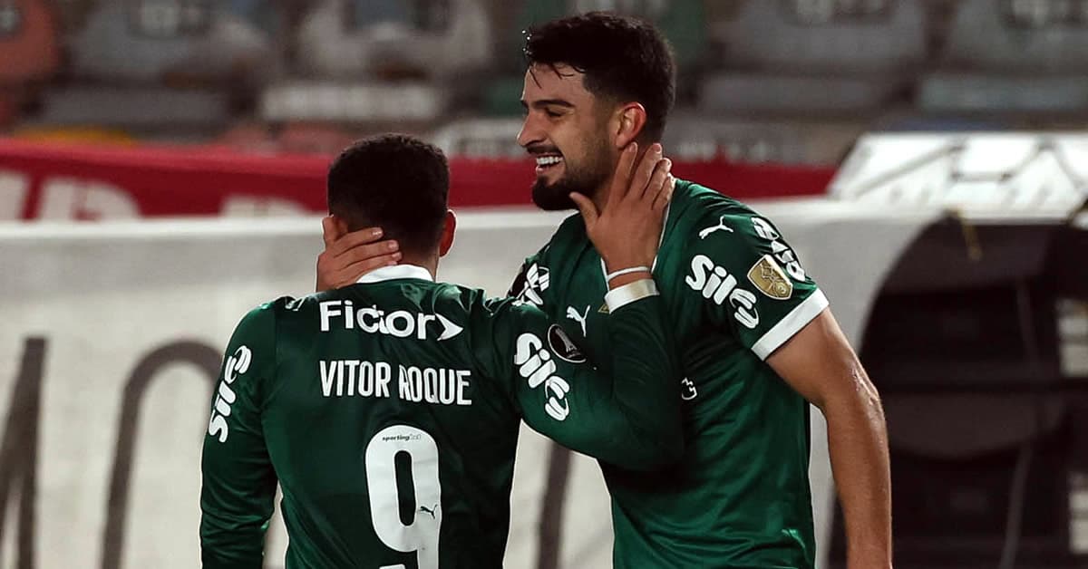 Dupla Flaco-Roque brilha, Palmeiras atropela o Universitario e encaminha vaga na Libertadores