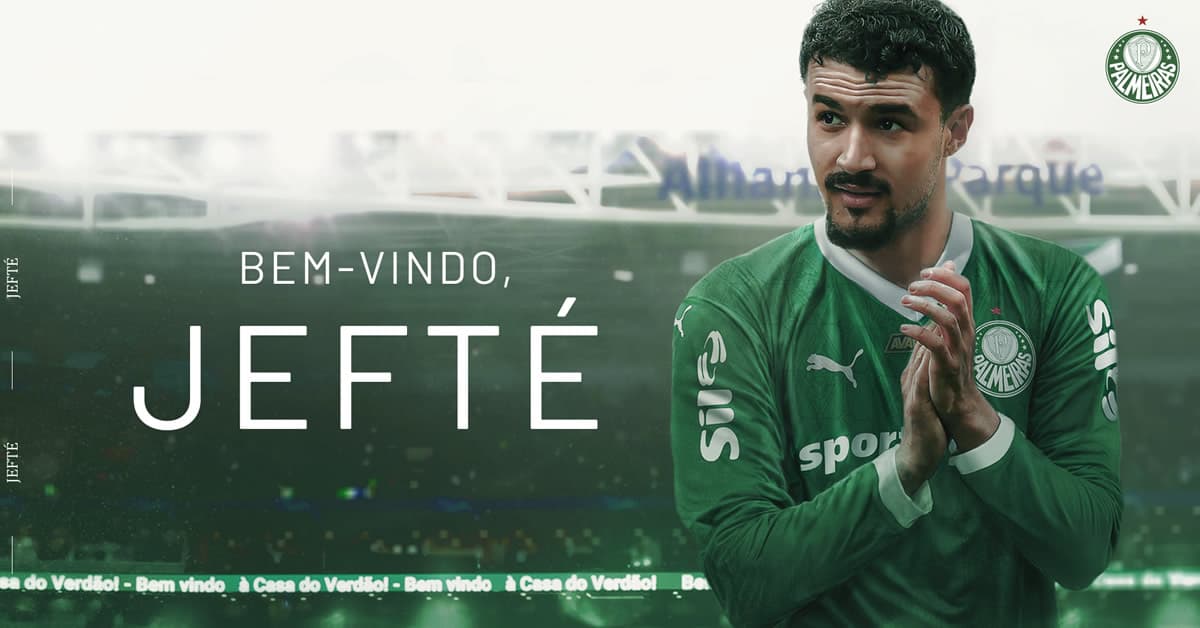 Palmeiras anuncia contratação do lateral Jefté
