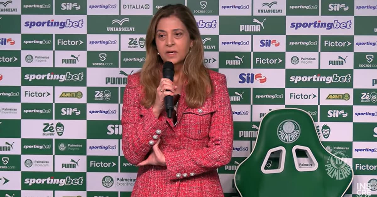 Leila Pereira cita reformulação do elenco e descarta demitir Abel Ferreira