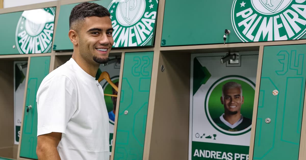 Vídeo: veja como foi o primeiro dia de Andreas Pereira no Palmeiras