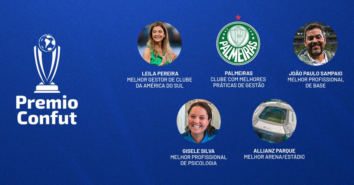 Palmeiras vence 5 categorias da Confut Sul-Americana 2025