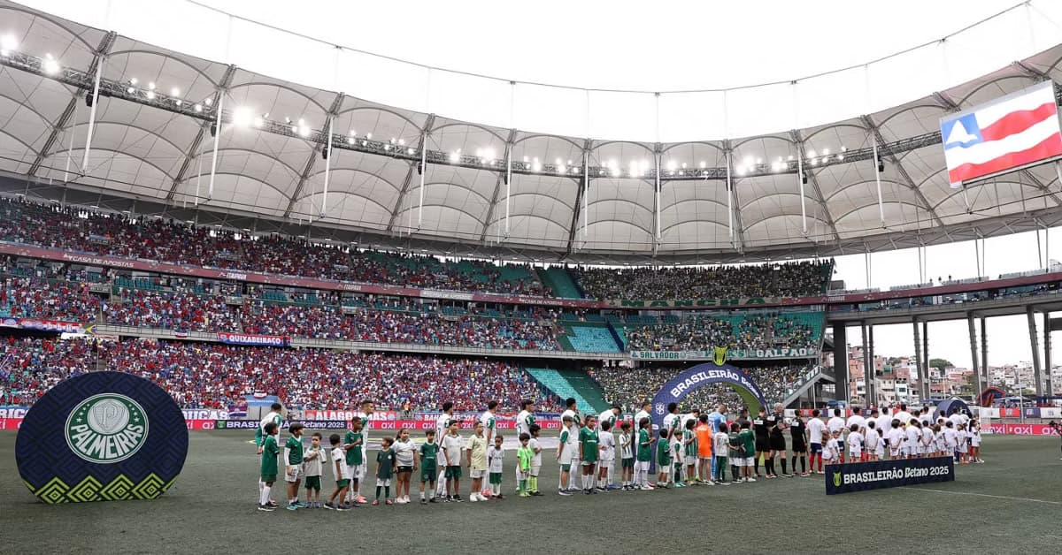 Ficha técnica de Bahia 1 x 0 Palmeiras