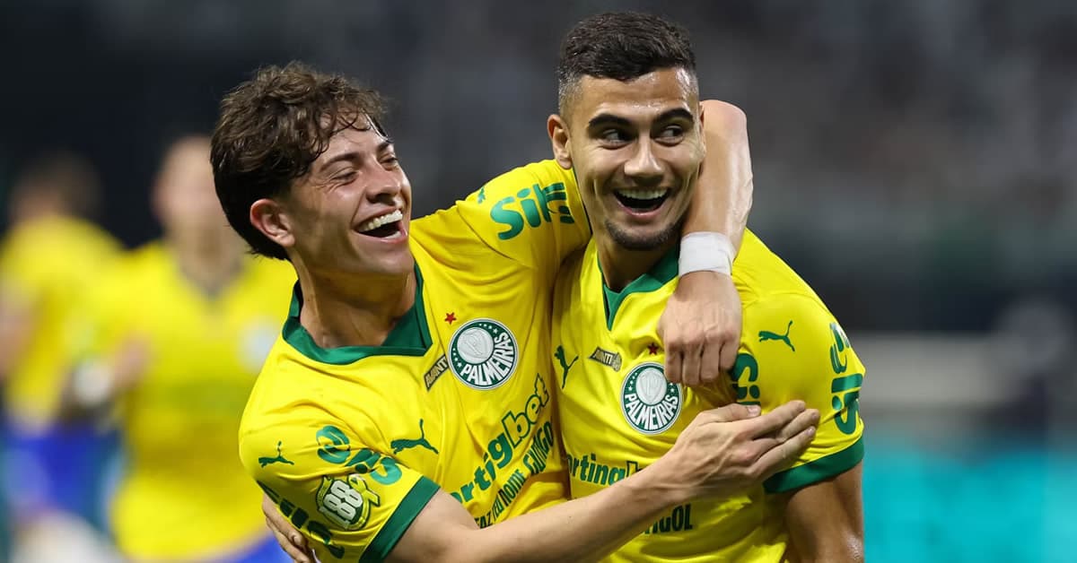 Palmeiras acorda no segundo tempo e goleia o Fortaleza com dois gols de Andreas Pereira