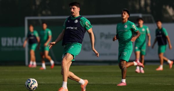 Palmeiras encerra preparação para enfrentar o Vasco; veja provável escalação