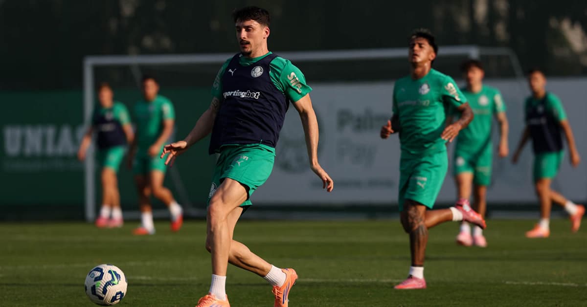 Palmeiras encerra preparação para enfrentar o Vasco; veja provável escalação