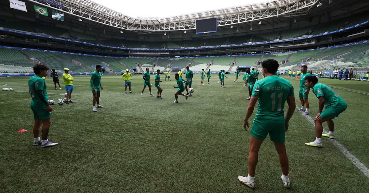Palmeiras encerra preparação para enfrentar o River Plate; veja provável escalação