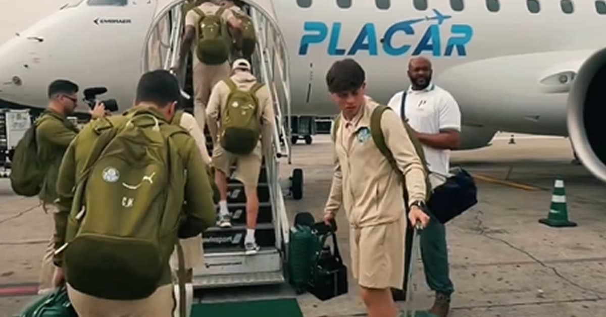 Palmeiras desembarca na Argentina com 24 jogadores; veja quem não viajou