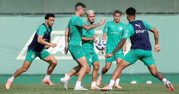 Palmeiras encerra preparação para enfrentar o Flamengo; veja provável escalação