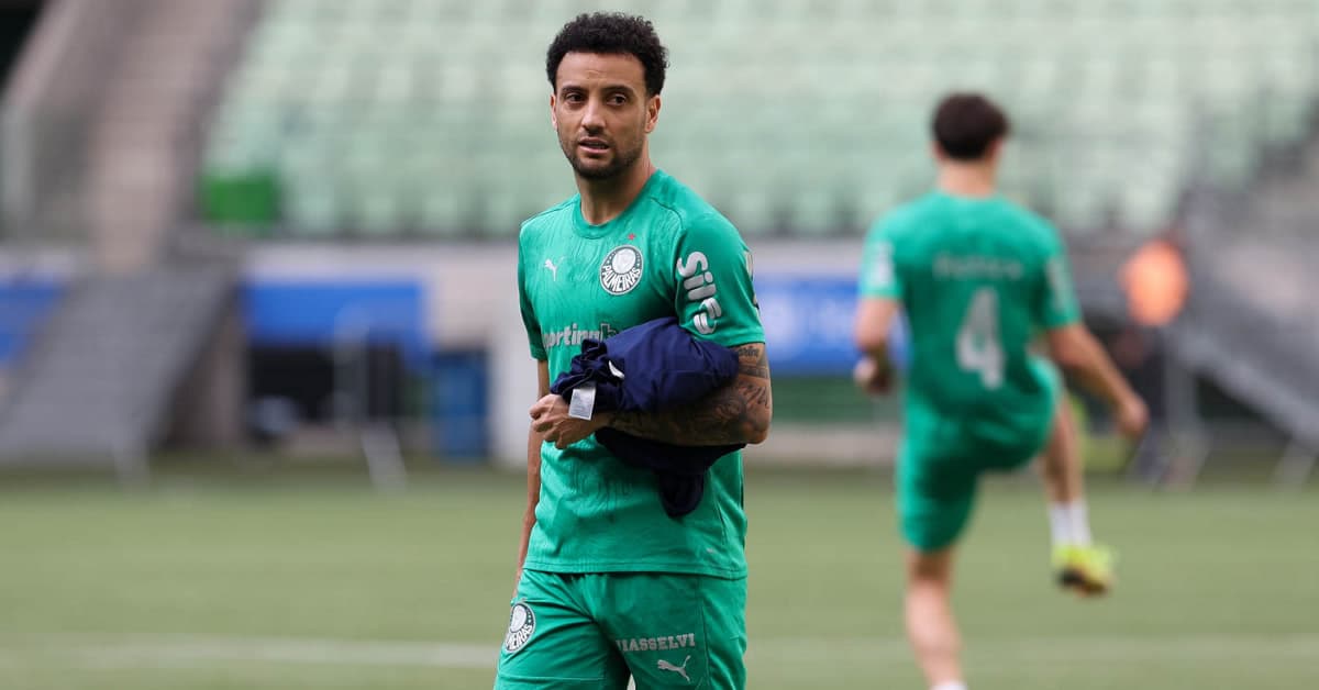 Felipe Anderson projeta sequência decisiva para o Palmeiras: "É pensar jogo a jogo"