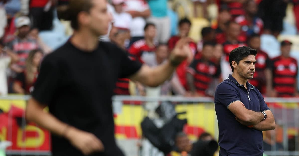 Abel se diz orgulhoso do Palmeiras e ironiza ajuda da arbitragem ao VARmengo