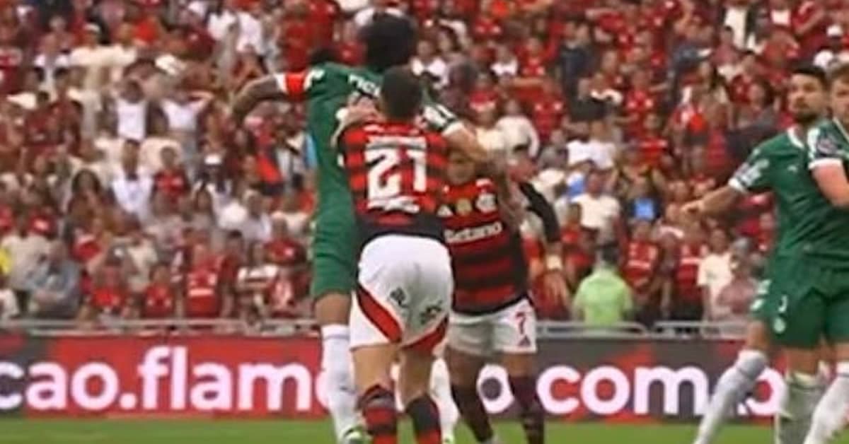 E o VAR? Gómez sofre pênalti e Palmeiras é prejudicado contra o Flamengo