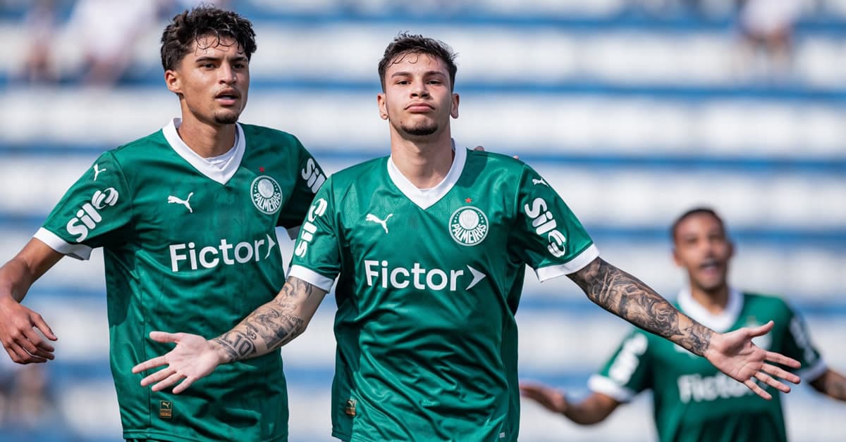 Palmeiras empata com o Santos no primeiro jogo da semifinal do Paulista Sub-20